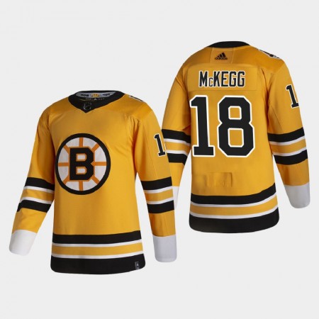 Boston Bruins Greg McKegg 18 2020-21 Reverse Retro Authentic Shirt - Mannen